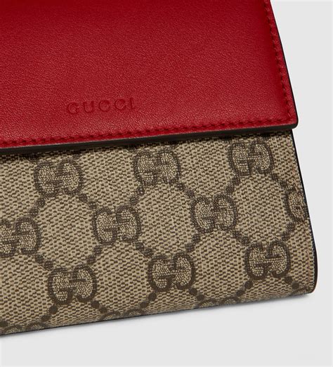 pre-owned gucci gg short flap wallet|women gucci gg wallet.